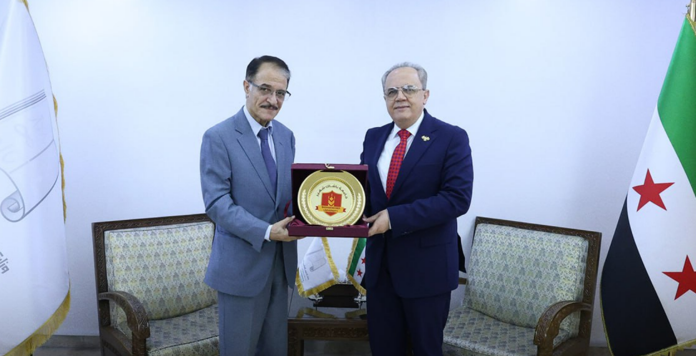 Minister of Higher Education Discusses the Situation of Private Education in Northern Syria with a Delegation from Başakşehir Private University