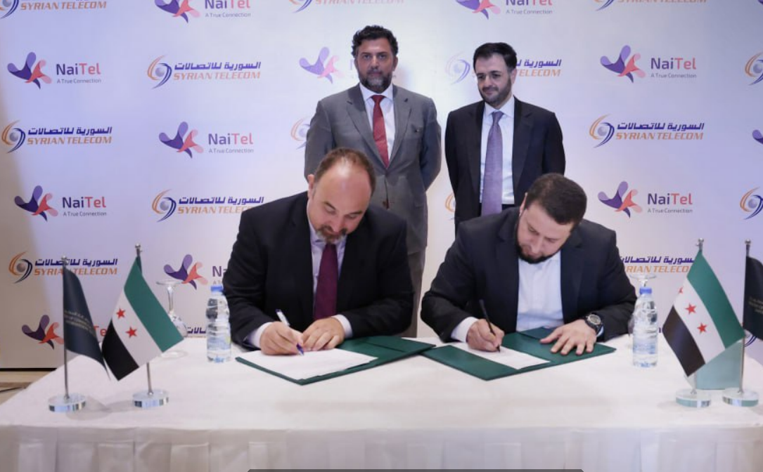 Signature d'un protocole d'accord entre la société syrienne des télécommunications et le groupe numérique d'Aqaba en Jordanie