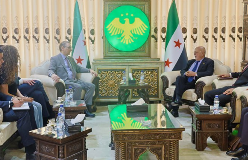 The Syrian Minister of Economy Discusses Ways to Enhance Cooperation with the Atlantic Council