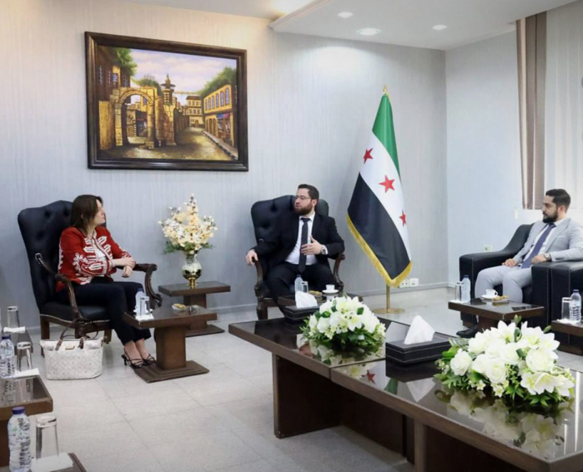 The Minister of Administrative Development Discusses with the Swedish Ambassador in Damascus Ways to Cooperate in Developing Government Performance