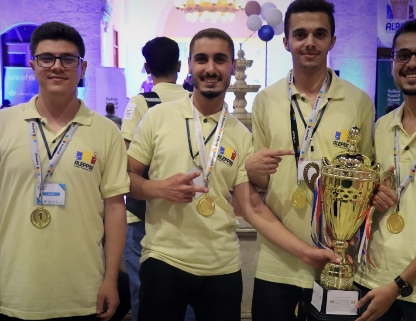 University youth in northern Syria compete programmatically… and Al-Shahbaa University takes the lead