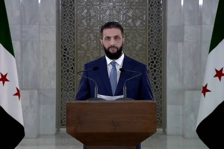 Highlights of the Speech by Syrian President Ahmed Al-Shar'a on the Sweida Events Following the Ceasefire Announcement