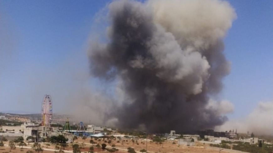 Syria: Violent explosion in Idlib leaves dead and civilian injuries and widespread destruction