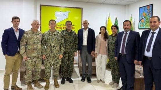 Brack Meets the Leader of "SDF" in Northeast Syria