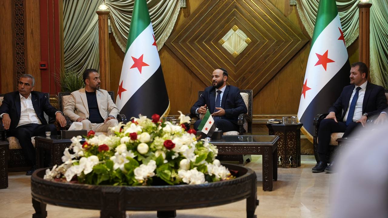 محافظ حلب يستقبل وفداً من جمعیة رجال الأعمال والصناعیین المستقلین الترکیة "موصیاد"