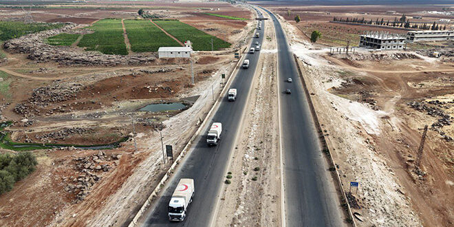 Un nouveau convoi humanitaire arrive à Sweida pour faire face à la crise humanitaire