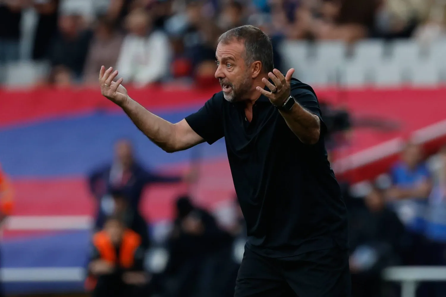 Hansi Flick is absent from the Clasico after a disciplinary decision from the Spanish Federation