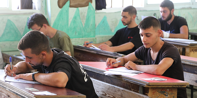 General and Sharia Secondary Exams Kick Off in Syria with Over 344,000 Students Participating