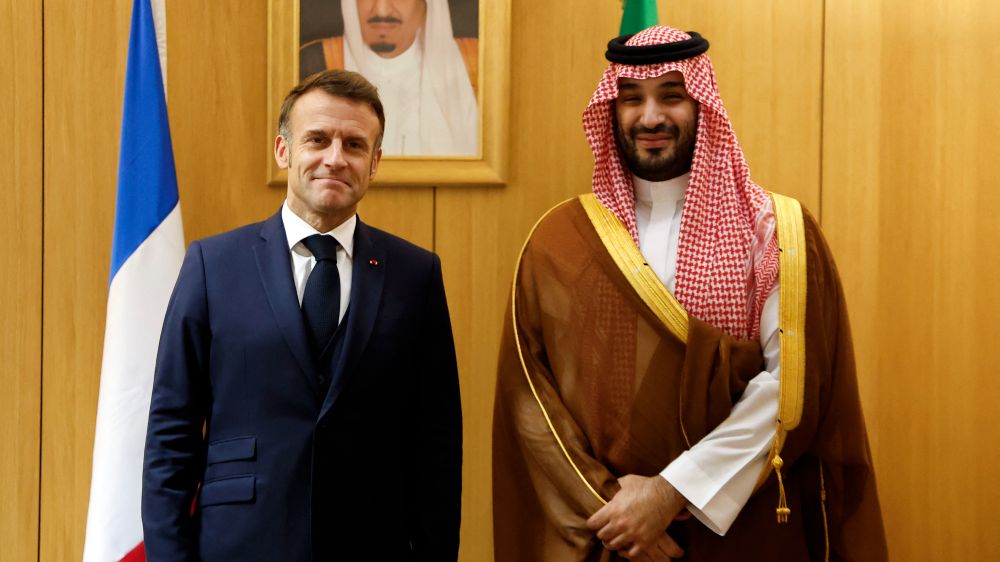 Macron communicates with Sisi and the Saudi Crown Prince in preparation for the two-state solution conference