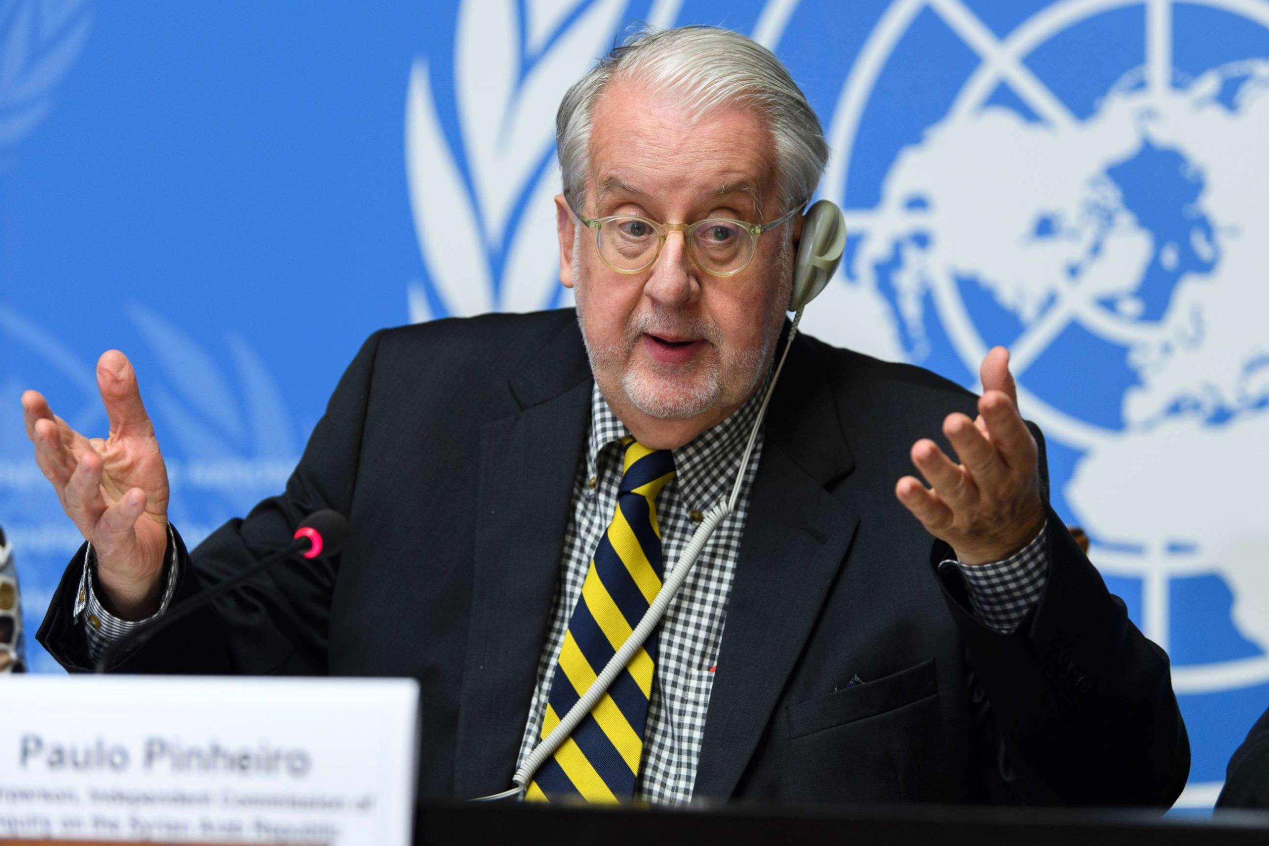 Président de la Commission d'enquête internationale sur la Syrie : il n'y a pas de différence entre le rapport du gouvernement et le rapport de l'ONU