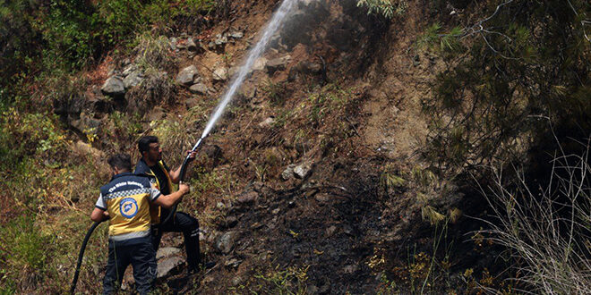 Creación de una sala de operaciones conjunta para combatir incendios forestales en el norte de Latakia